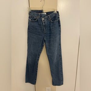 Agolde Criss Cross Straight Jeans- size 4/27- Flaw